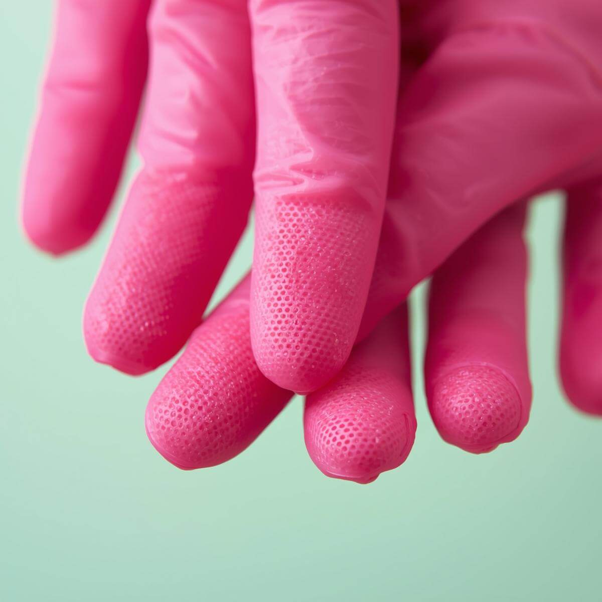 Pink Nitrile Examination Gloves Non-Sterile - Image 4